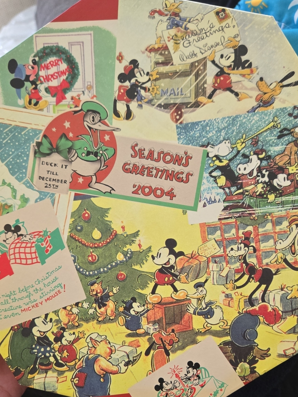 Disney Season's Greetings 2004 Holiday Gift Box Collectors Ornaments - Multi